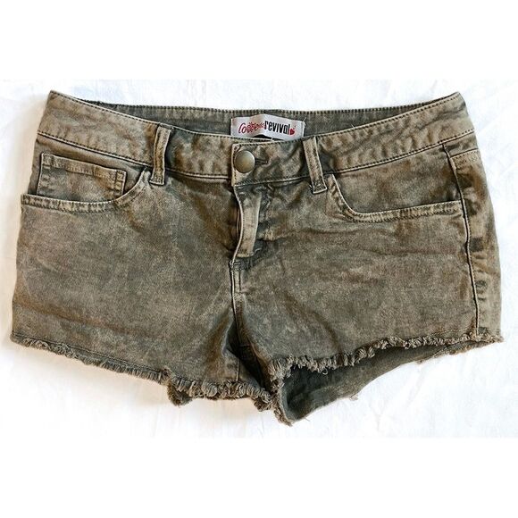 Love Revival Denim Shorts | Acid Wash Cutoffs - Picture 1 of 5